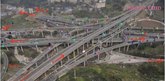 重庆最复杂立交桥，黄桷湾立交路线错综复杂（导航也被绕晕）  第3张