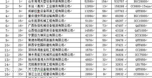 2014CC70中国起重企业排行榜  第1张